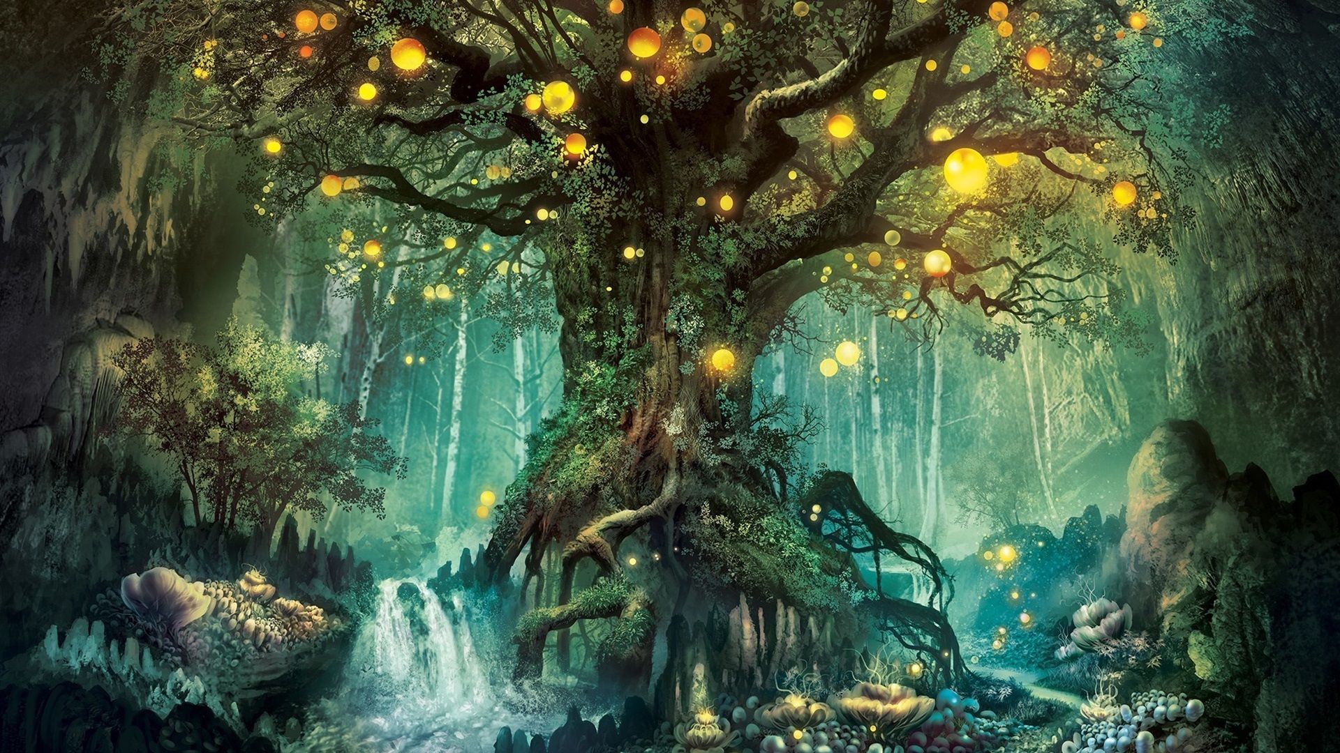 Artwork : Dimlight Forest par Ferdinand Ladera