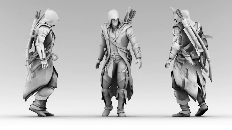 Jeux Vidéos : Animation personnage Assassin Creed par Jonathan Cooper