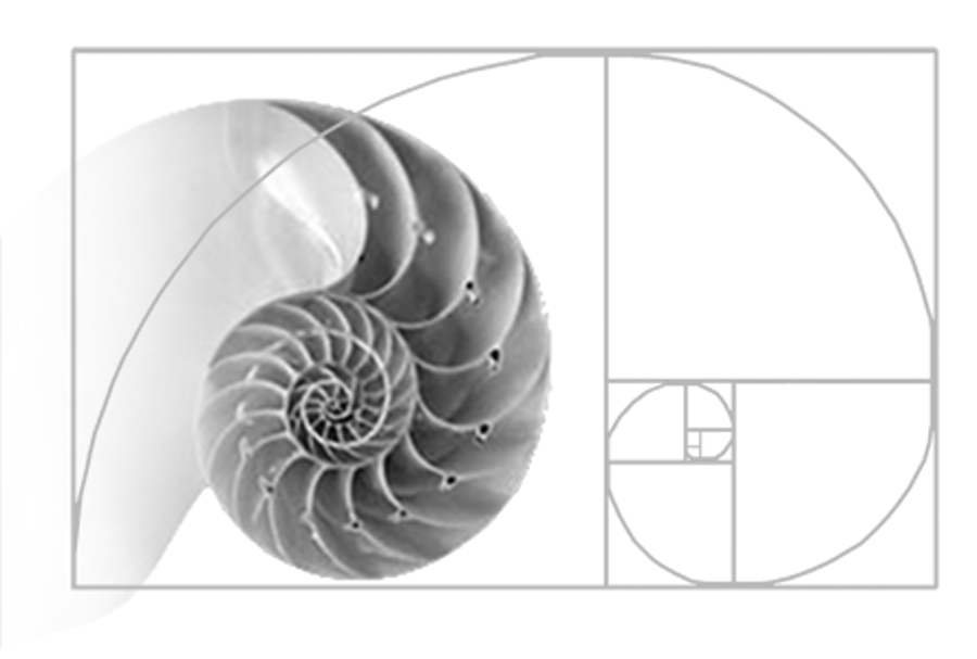 Nombre d'or, spirales d'or, séquence de Fibonacci ensemble