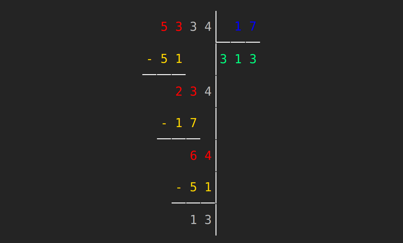 Math Long (Euclidean) division - Solver - AI Globo - Mathematics Visualizer